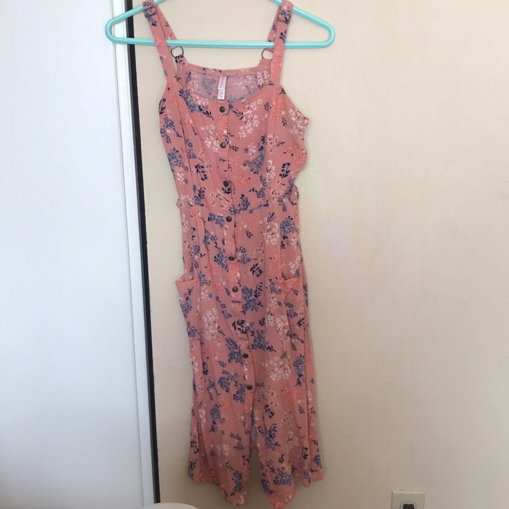 Pink Floral Dress